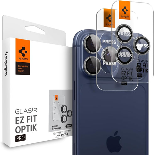 Spigen iPhone 17 Pro MAX Camera Lens Screen Protector GLAStR EZ Fit Optik PRO
